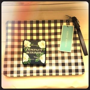 Draper James Wristlet & Compact NWT